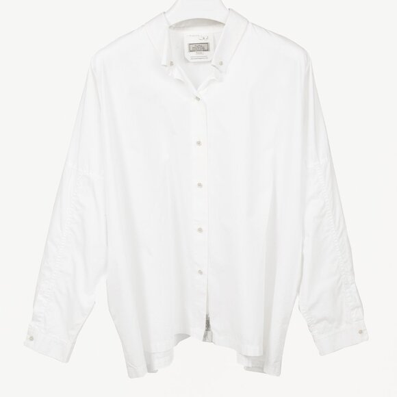 Annette Gortz SS/12 White Oversized Cotton Buttoned Shirt - Picture 1 of 9